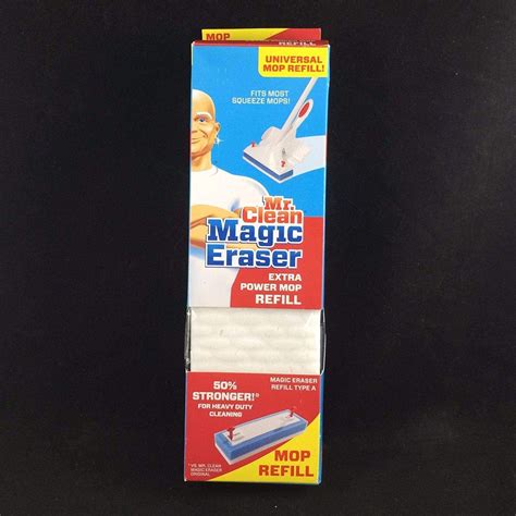Magic eraser mop heaf
